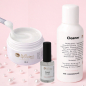 Preview: Kit pour ongles avec gel de construction Milky White 30 ml - Primer - Cleaner 100 ml
